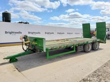Image of AW 18TPLLT Twin Axle Beavertail Flatbed Trailer