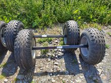 Image of Set Of Axels/ Wheels & Tyres