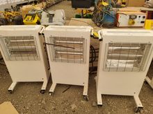 Image of 3x Ningbo Vertak JD02001 Red Rad Heaters