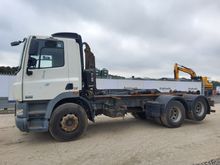 Image of DAF CF 85.410 6x2 Twin Wheel Tag Axle Hookloader Lorry