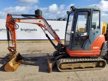 Image of Kubota KX61-3 Cabbed Mini Excavator