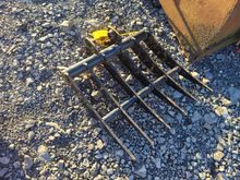 Image of Excavator Brash Rake - Pins 30mm | Ears 100mm | Centres 85mm