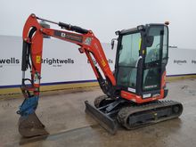 Image of Kubota U27-4 Cabbed Mini Excavator