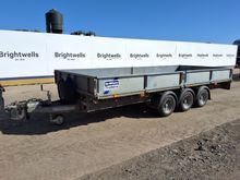 Image of Ifor Williams LM166G3 Tri Axle Dropside Trailer