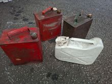 Image of Four Petrol Cans