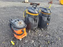 Image of 2x V-Tuf 110V Dust Vacuum, 1x Karcher Dust Vacuum