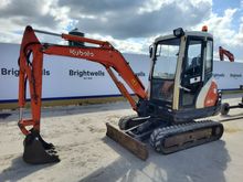 Image of Kubota KX71-3 Cabbed Mini Excavator
