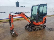 Image of Kubota KX016-4 Cabbed Mini Excavator