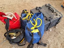 Image of 4x bags of Rope, Ratchets Straps & 2x Empty Pelle Cases