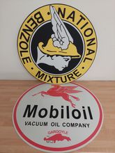 Image of 2x metal signs