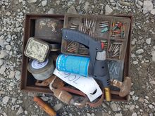 Image of Box of Assorted Garage Sundry Items