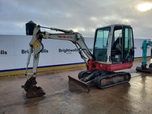 Image of Takeuchi TB228 Cabbed Mini Excavator
