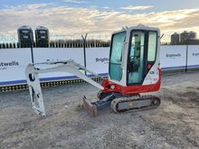 Image of Takeuchi TB216 Cabbed Mini Excavator