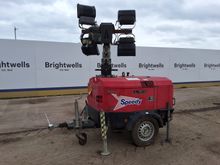 Image of Tower Light VB-9 Trailed Lighting Tower