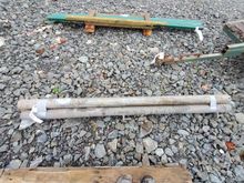 Image of 100mm Dia x 2000mm Pair of Galvanised Hanging Posts