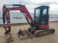 Image of Yanmar VIO33-6 Cabbed Mini Excavator