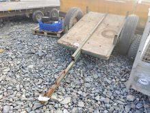 Image of Single-Axle Wooden Bed Trailer