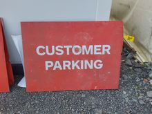 Image of 3x Customer Parking Signs