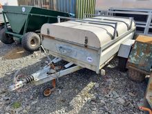Image of Single Axle Trailer With Steel Lid