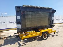 Image of American Signal 42100 Trailed Single Axle Variable Message Sign