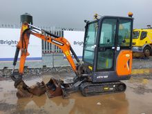 Image of Doosan DX19 Cabbed Mini Excavator