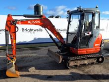Image of Kubota KX61-3 Cabbed Mini Excavator