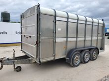 Image of Ifor Williams TA510 14ft Tri Axle Livestock Trailer