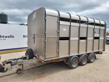 Image of Ifor Williams DP120S3 Tri Axle Livestock Trailer