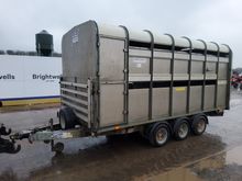 Image of Ifor Williams DP120 Tri Axle Livestock Trailer