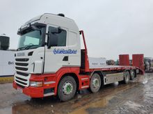 Image of SCANIA 440 8x2 Tag Axle Beavertail Plant Lorry