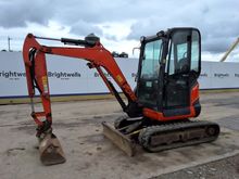 Image of Kubota U27-4 Cabbed Mini Excavator