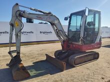 Image of Takeuchi TB228 Cabbed Mini Excavator