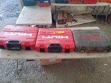 Image of 2x Hilti DD110 Impact Drills & 1x Milwaukee Impact Drill