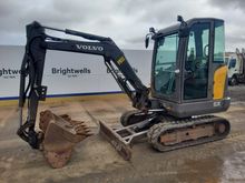 Image of Volvo EC27C Cabbed Mini Excavator