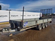 Image of Ifor Williams LM186G3 Tri Axle Dropside Trailer