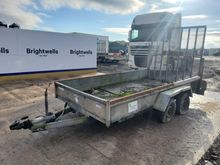 Image of Indespension Twin Axle Beavertail Plant Trailer