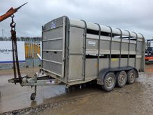 Image of Ifor Williams TA510G 14ft Tri Axle Livestock Trailer