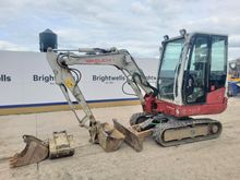 Image of Takeuchi TB230 Cabbed Mini Excavator