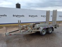Image of Indespension Twin Axle Excavator Plant Trailer