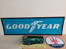 Image of Automobilia Four branded tin signs
