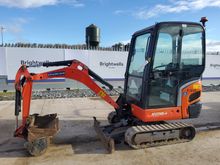 Image of Kubota KX016-4 Cabbed Mini Excavator