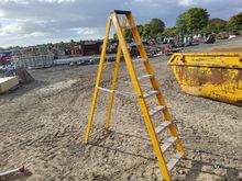 Image of Fibreglass 10 Step Stepladder