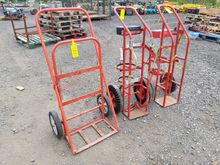 Image of 3x Gas Bottle/Extinguisher Trollies