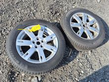 Image of 2 X Land Rover Discovery 4 alloy wheels with new Michelin Cross Climate tyres  255/55R19