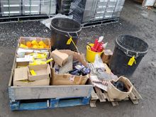 Image of Qty of Assorted Items to Include Bulbs, Cabling, Wall Plugs, Amber Lights