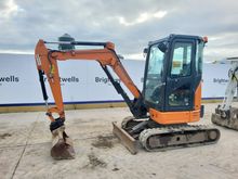 Image of Hitachi ZX26U-5A CR Cabbed Mini Excavator
