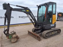Image of Volvo ECR25D Cabbed Mini Excavator