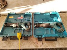 Image of 2x Makita DJR186 Reciprocating Saw