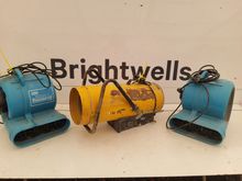 Image of 2x Drieaz Turbo Dryer, 1x Easi-Heat Heater