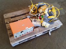 Image of Pallet of Splitter Boxes and Voltage Tester